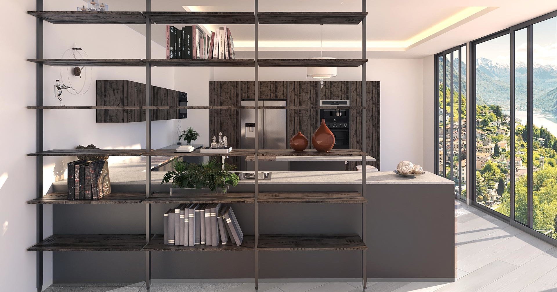 Royalcasa Interior Design: Open Space Industrial [ristrutturazione]